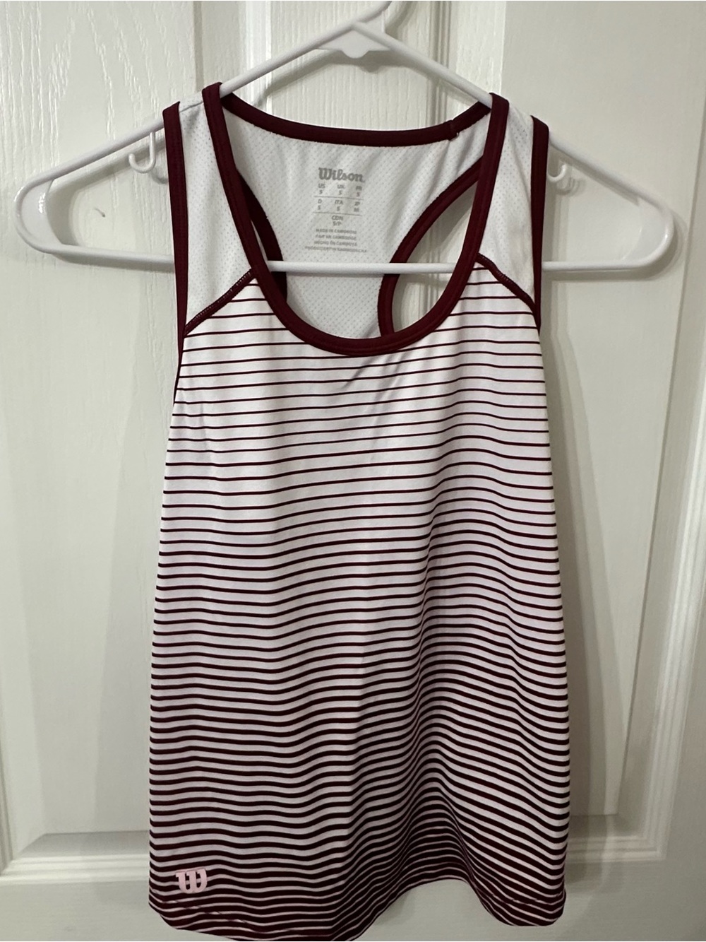 Wilson Women's Team Striped Tank, Size S
